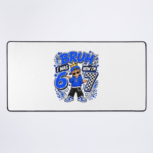 Item preview, Bruh I Was 6 Now I'm 7 Seventh Birthday Boy designed and sold by Mind-Drift.