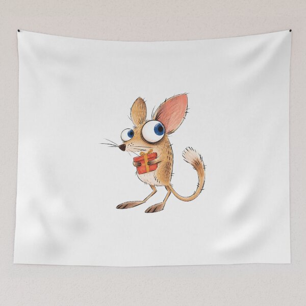 Item preview, Jerboa with a Tiny Parcel designed and sold by The-Art-of-D.