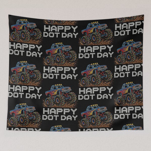 Item preview, Happy Dot Day Polka Dot Monster Truck Kids designed and sold by OddPopARt.