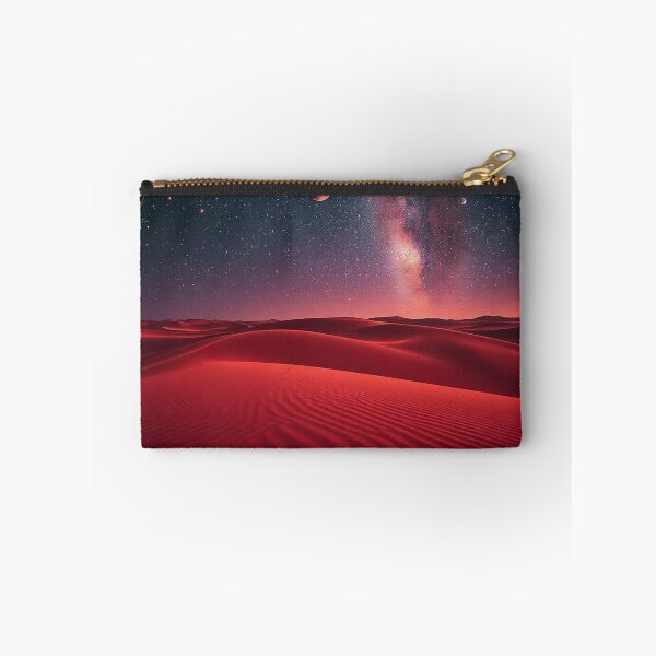 Item preview, Red Desert Dunes Under Milky Way Galaxy Sky designed and sold by IntelliMindDesigns.