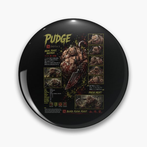 Item preview, Pudge Dota 2 Butcher Meat Hook designed and sold by PrestonChild.