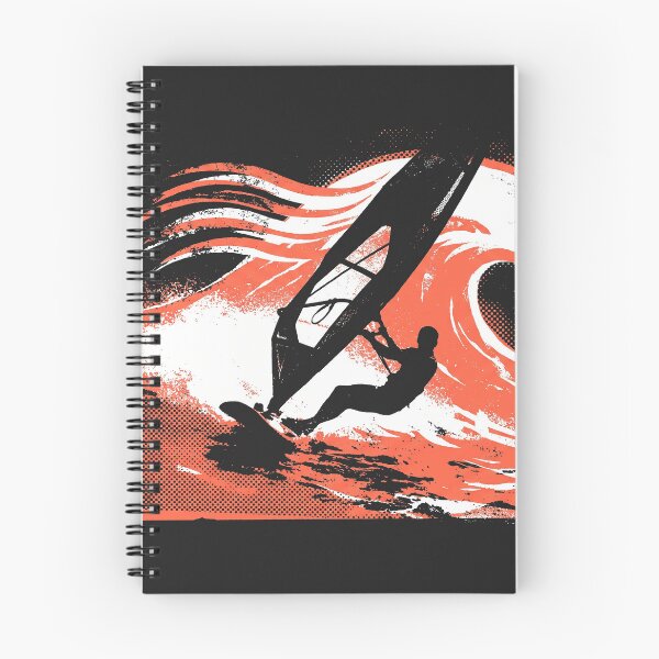 Item preview, Windsurfing Wave Coral Ocean Watersports Graphic designed and sold by KiwiRider.