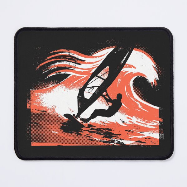 Item preview, Windsurfing Wave Coral Ocean Watersports Graphic designed and sold by KiwiRider.