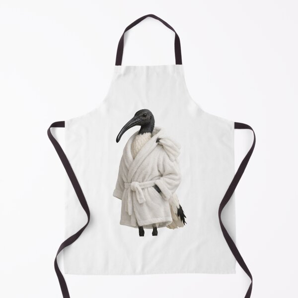 Item preview, Australian White Ibis Fluffy Bathrobe designed and sold by Sillytoe.