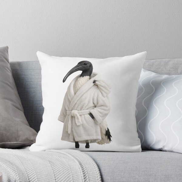 Item preview, Australian White Ibis Fluffy Bathrobe designed and sold by Sillytoe.