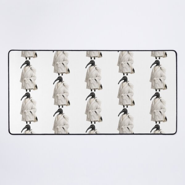 Item preview, Australian White Ibis Fluffy Bathrobe designed and sold by Sillytoe.