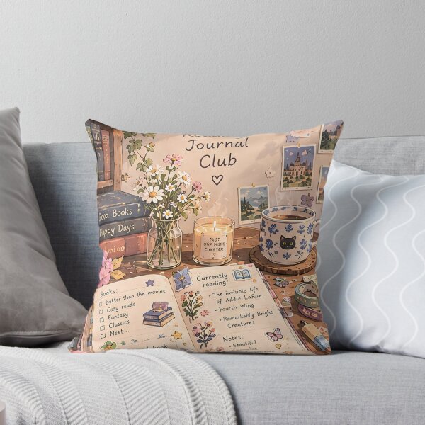 Item preview, Reading Journal Club – Book & Journal Design designed and sold by KWW SHOP.