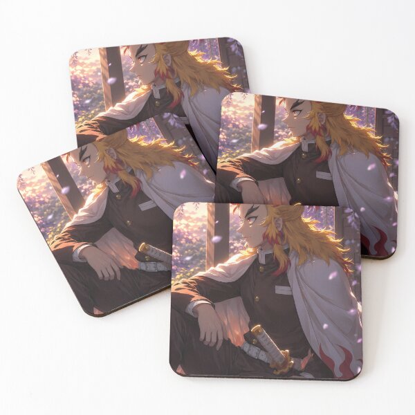 Item preview, Kyojuro Rengoku Demon Slayer Wisteria Sunset Rest designed and sold by SolenneAzur.