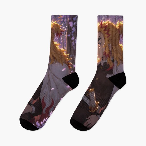 Item preview, Kyojuro Rengoku Demon Slayer Wisteria Sunset Rest designed and sold by SolenneAzur.