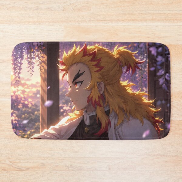 Item preview, Kyojuro Rengoku Demon Slayer Wisteria Sunset Rest designed and sold by SolenneAzur.