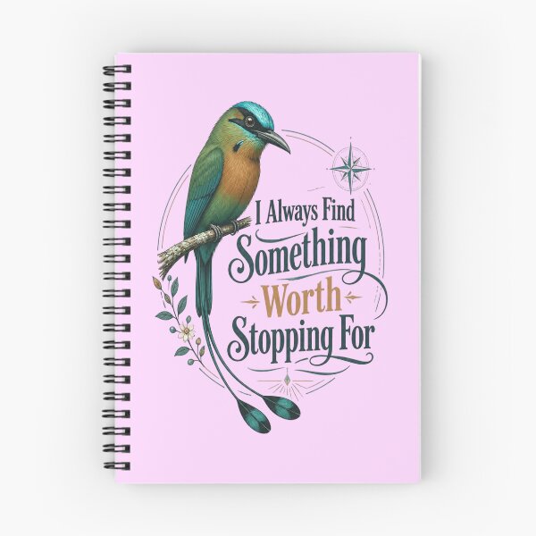 Item preview, Turquoise-browed Motmot - I Always Find Something Worth Stopping For designed and sold by Max Store.