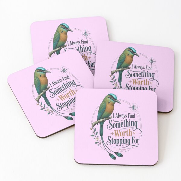Item preview, Turquoise-browed Motmot - I Always Find Something Worth Stopping For designed and sold by Max Store.