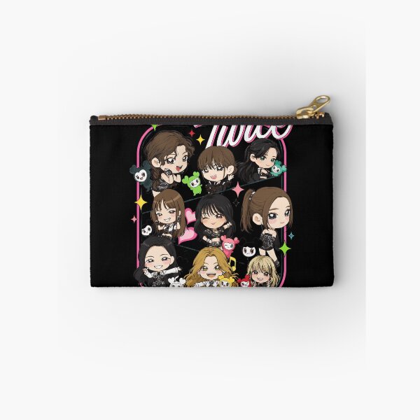 Item preview, Cute Kpop Girl Group Chibi Fan  designed and sold by Dekeyser36.