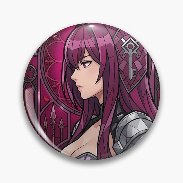 Item preview, Scathach Fate Grand Order Crimson Stained Glass Warrior designed and sold by mildaclairmo.