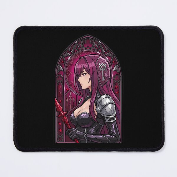 Item preview, Scathach Fate Grand Order Crimson Stained Glass Warrior designed and sold by mildaclairmo.