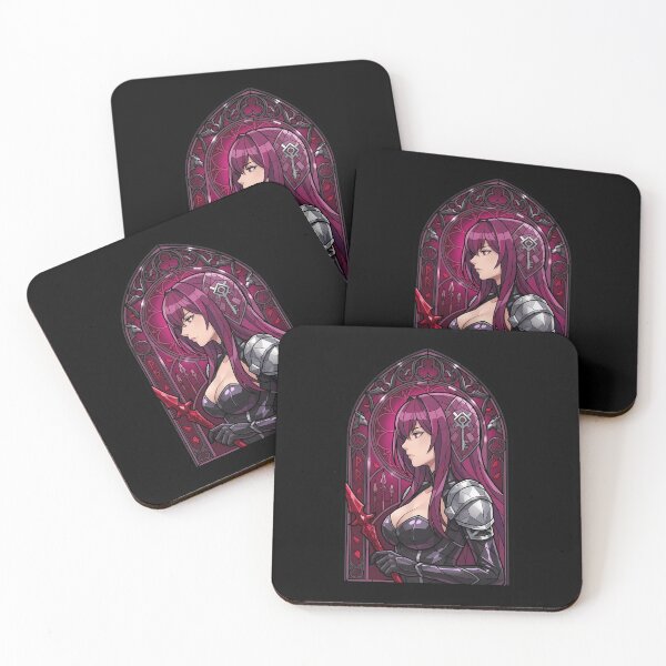 Item preview, Scathach Fate Grand Order Crimson Stained Glass Warrior designed and sold by mildaclairmo.
