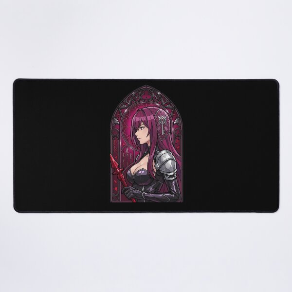 Item preview, Scathach Fate Grand Order Crimson Stained Glass Warrior designed and sold by mildaclairmo.