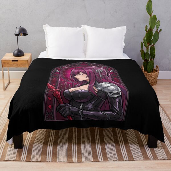 Item preview, Scathach Fate Grand Order Crimson Stained Glass Warrior designed and sold by mildaclairmo.