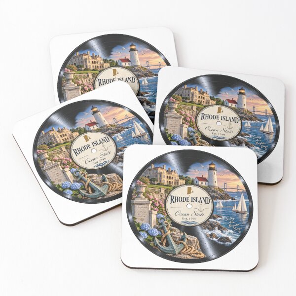 Item preview, Rhode Island Vinyl Record designed and sold by Whimspired By Paxx.