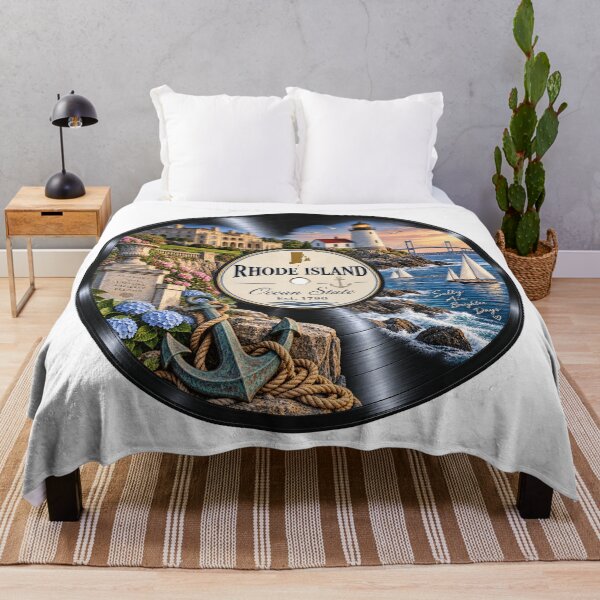 Item preview, Rhode Island Vinyl Record designed and sold by Whimspired By Paxx.