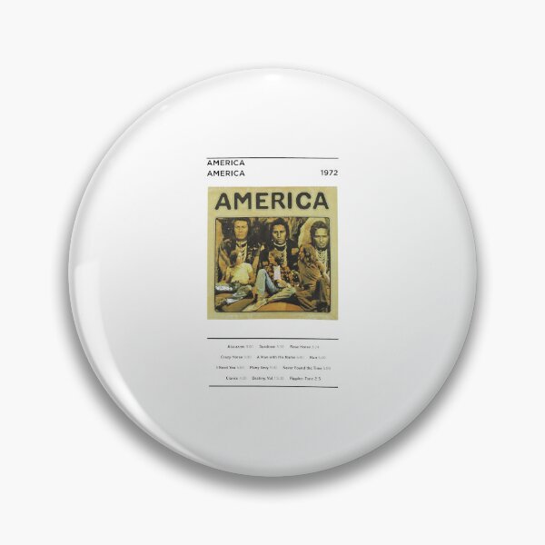 Item preview, America Band 1972 Album Tracklist Poster Art designed and sold by JOHNICKLIN.