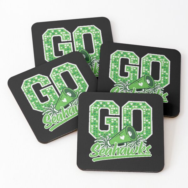 Item preview, Go Seahawks Cheer Team Heart Megaphone Spirit designed and sold by OddPopARt.