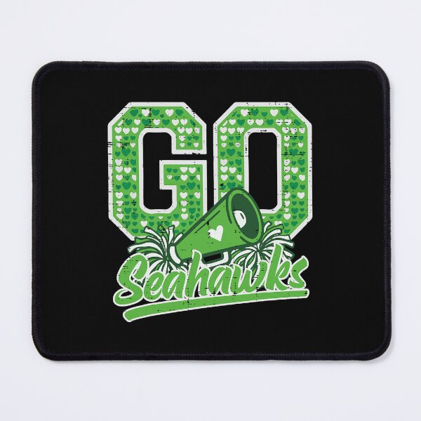 Item preview, Go Seahawks Cheer Team Heart Megaphone Spirit designed and sold by OddPopARt.