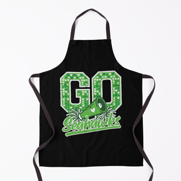 Item preview, Go Seahawks Cheer Team Heart Megaphone Spirit designed and sold by OddPopARt.