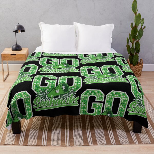 Item preview, Go Seahawks Cheer Team Heart Megaphone Spirit designed and sold by OddPopARt.