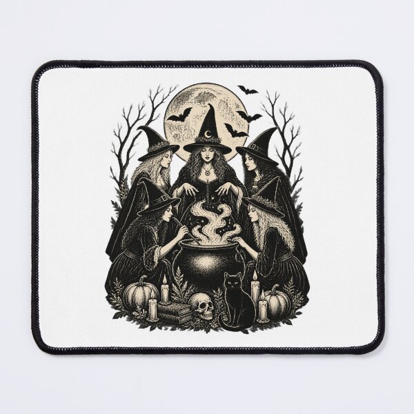Item preview, Girls Will Be Girls Vintage Witch Coven Design with Retro Style designed and sold by PirateCanvas.