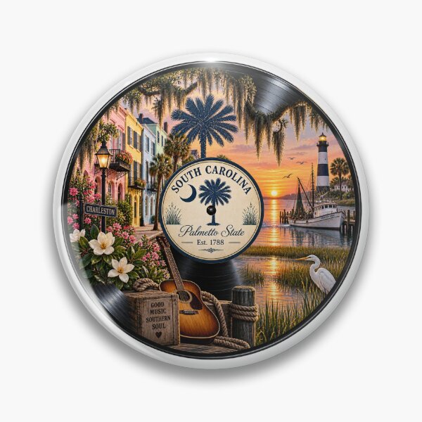 Item preview, South Carolina Vinyl Record designed and sold by Whimspired By Paxx.