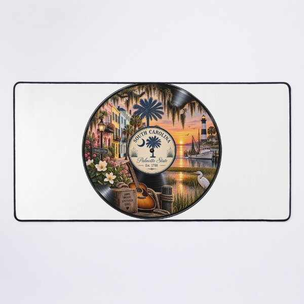 Item preview, South Carolina Vinyl Record designed and sold by Whimspired By Paxx.