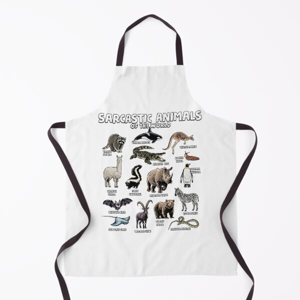 Item preview, Sarcastic Animals of the World Funny Animal Names designed and sold by Mind-Drift.