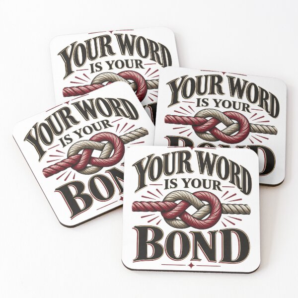 Item preview, Your Word Is Your Bond – Integrity Quote designed and sold by NatchSoftCreations.