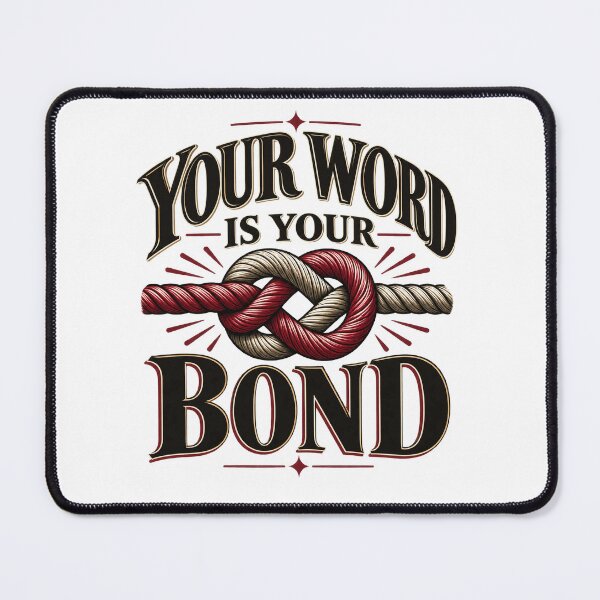 Item preview, Your Word Is Your Bond – Integrity Quote designed and sold by NatchSoftCreations.