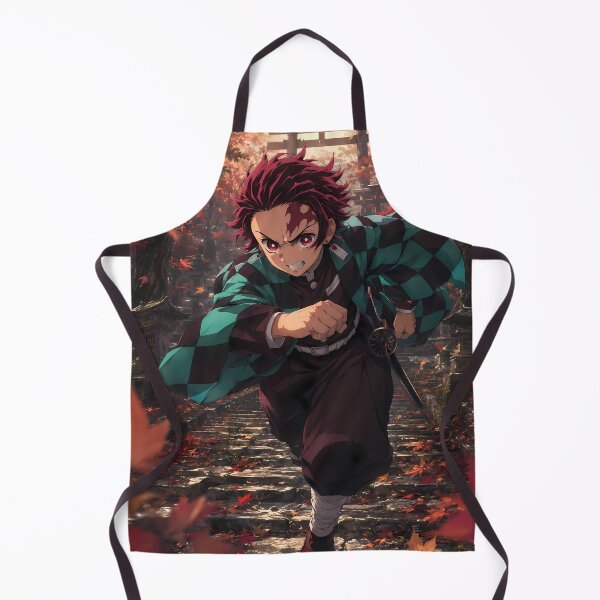 Item preview, Tanjiro Kamado Demon Slayer Autumn Shrine Run designed and sold by SolenneAzur.