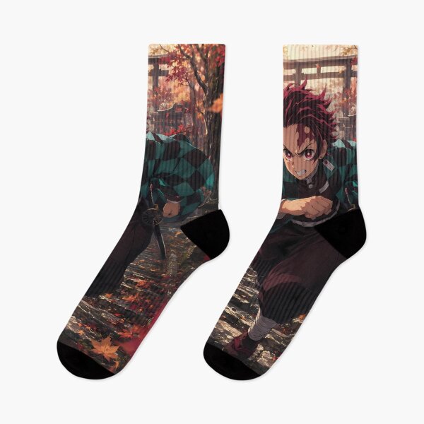 Item preview, Tanjiro Kamado Demon Slayer Autumn Shrine Run designed and sold by SolenneAzur.