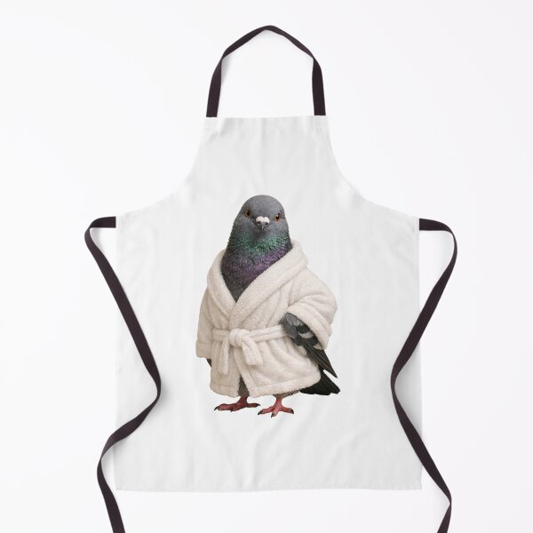 Item preview, City Pigeon Fluffy Bathrobe designed and sold by Sillytoe.