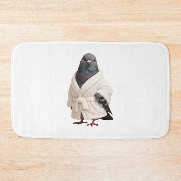 Item preview, City Pigeon Fluffy Bathrobe designed and sold by Sillytoe.
