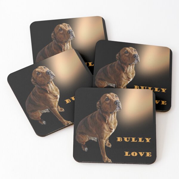 Item preview, Caramel Brindle Bully Love designed and sold by Laugh a Lot Folk Art.