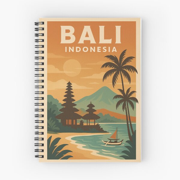 Item preview, Bali Indonesia Retro  Poster  designed and sold by Eclipse 3699.