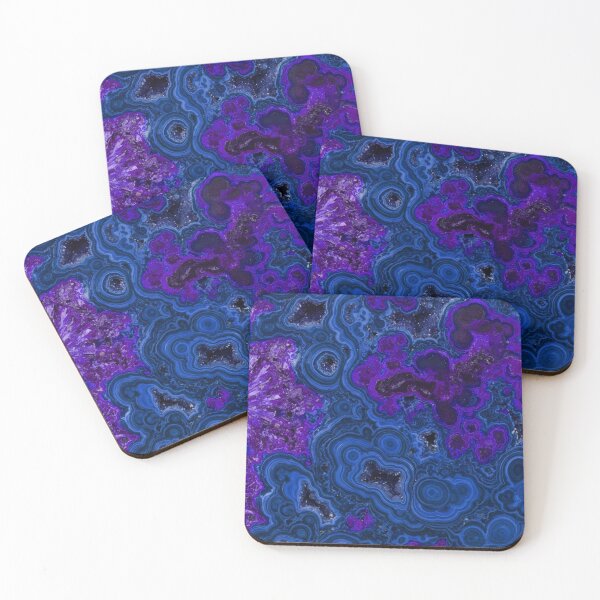Item preview, Purple Blue Agate Geode Pattern designed and sold by SassyArtistry.