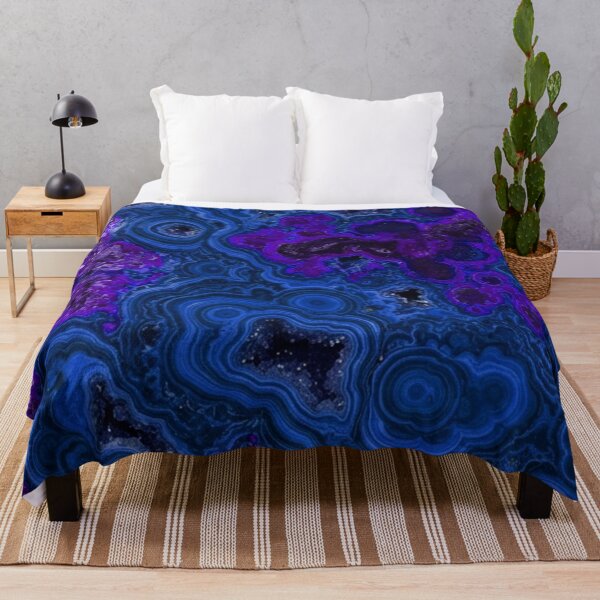 Item preview, Purple Blue Agate Geode Pattern designed and sold by SassyArtistry.