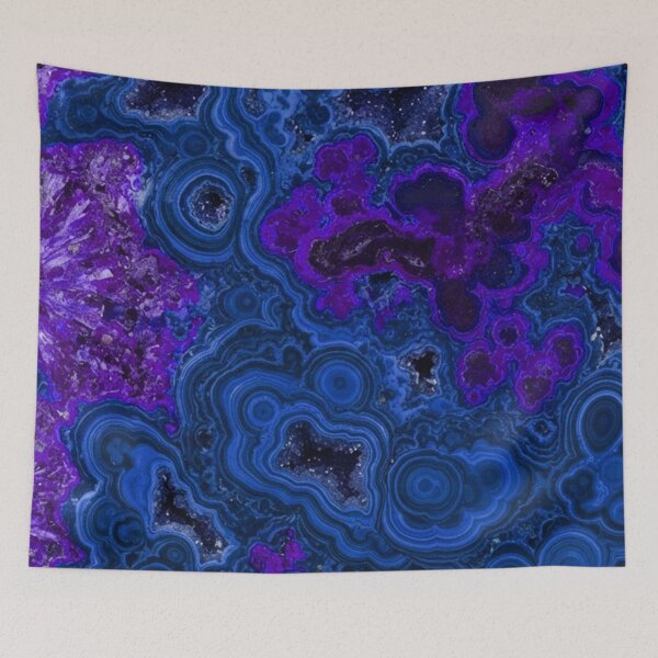 Item preview, Purple Blue Agate Geode Pattern designed and sold by SassyArtistry.