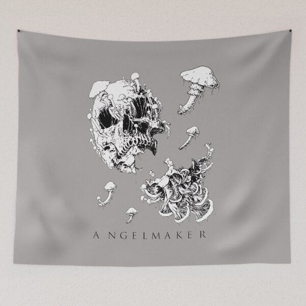 Aperçu de l'œuvre ANGELMAKER Skull Fungus Deathcore Merch-6 créée et vendue par VivienLiebkow.