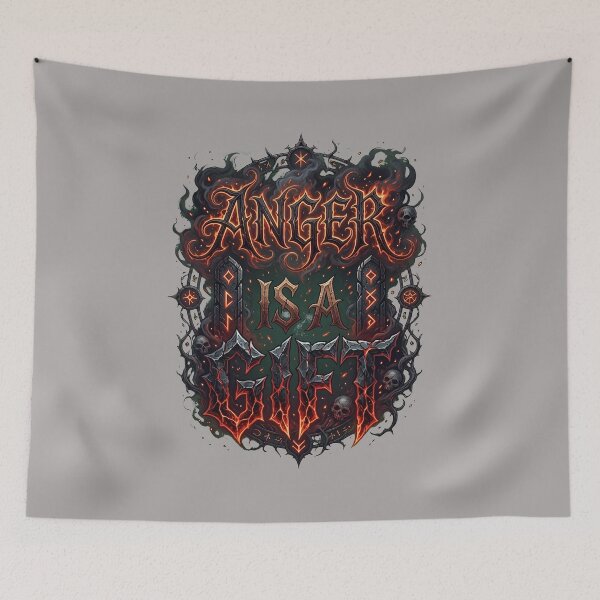 Item preview, Anger Is A Gift Red Distressed Statement-20 designed and sold by VivienLiebkow.