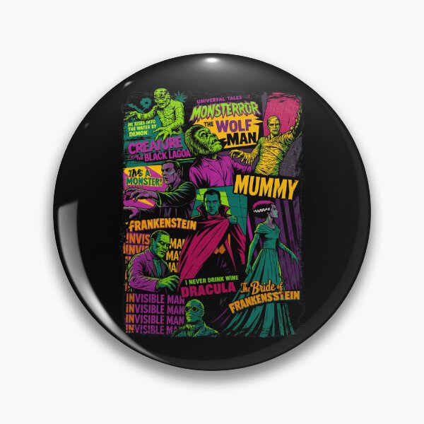 Item preview, Classic Monster Collage Retro Horror designed and sold by Dekeyser36.