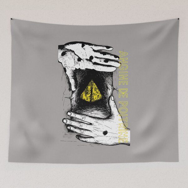 Item preview, Angine de Poitrine Grunge Hands Symbol Tee-54 designed and sold by VivienLiebkow.