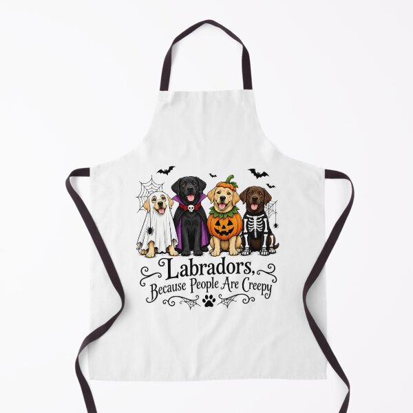 Item preview, Labradors Because People Are Creepy Halloween Dogs designed and sold by Mind-Drift.