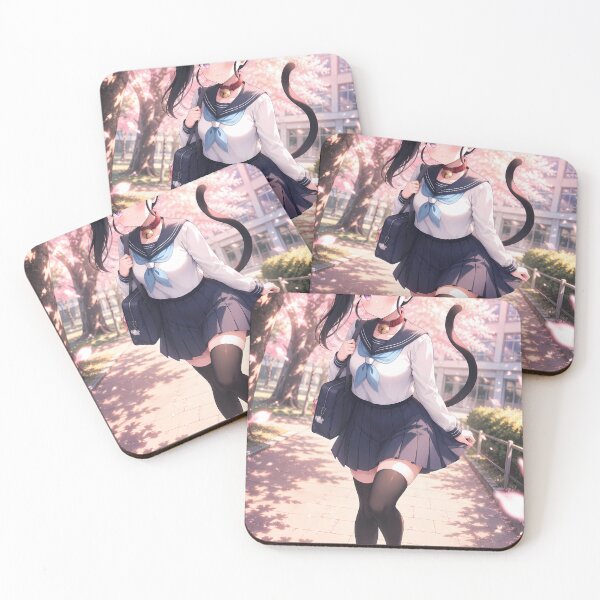 Item preview, Kanao Tsuyuri Demon Slayer Cherry Blossom School Walk designed and sold by SolenneAzur.